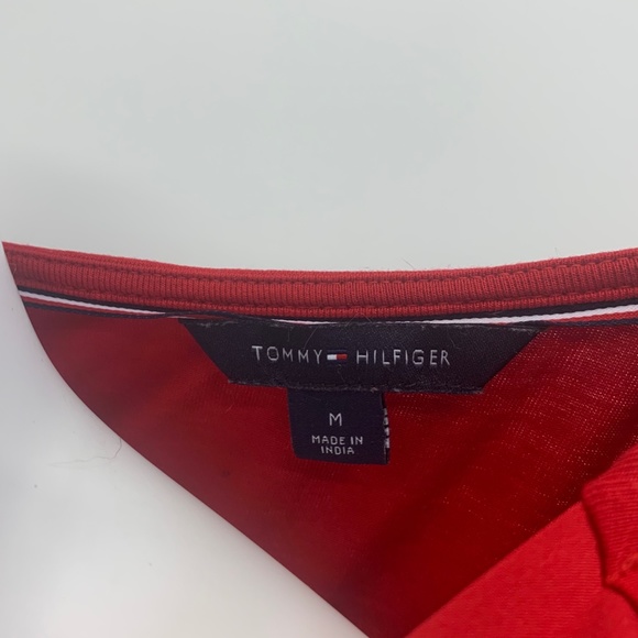 Tommy Hilfiger red dressy top - Picture 6 of 7